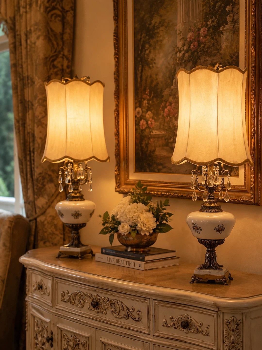 Price for each. Elegant Pair of Vintage