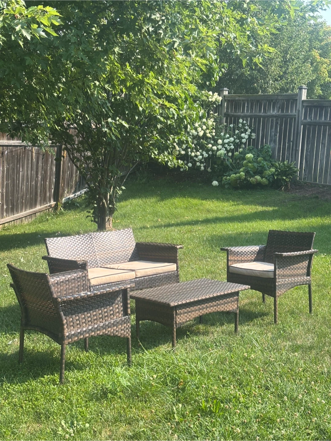 4 Piece Wicker Patio Set - photo 3