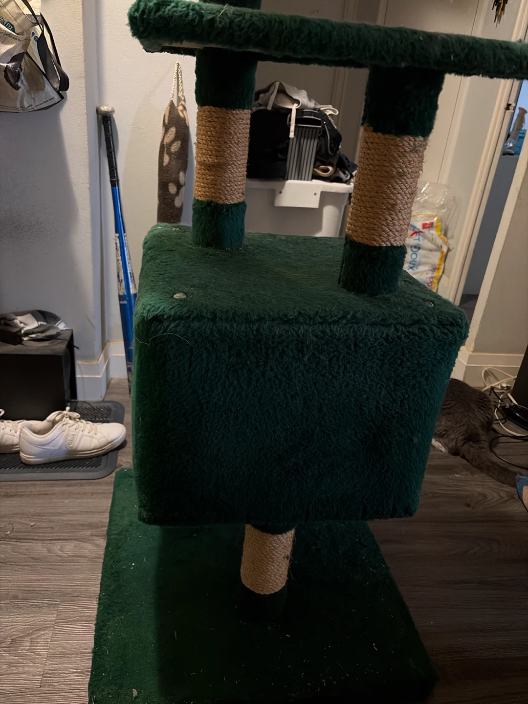 Green Cat Tree Condo with Perch - photo 4