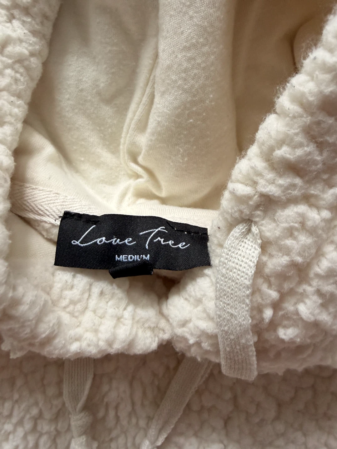 Love Tree Sherpa Hoodie Medium - photo 2
