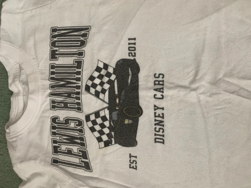 Lewis Hamilton Disney Cars T-Shirt - size 3 - photo 2