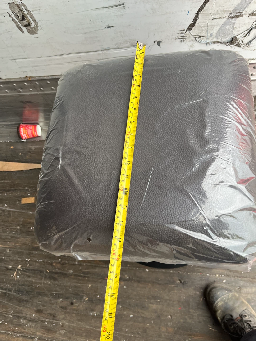 Dark Bar Stool - Faux Leather $20 each  2 for $30 - photo 2