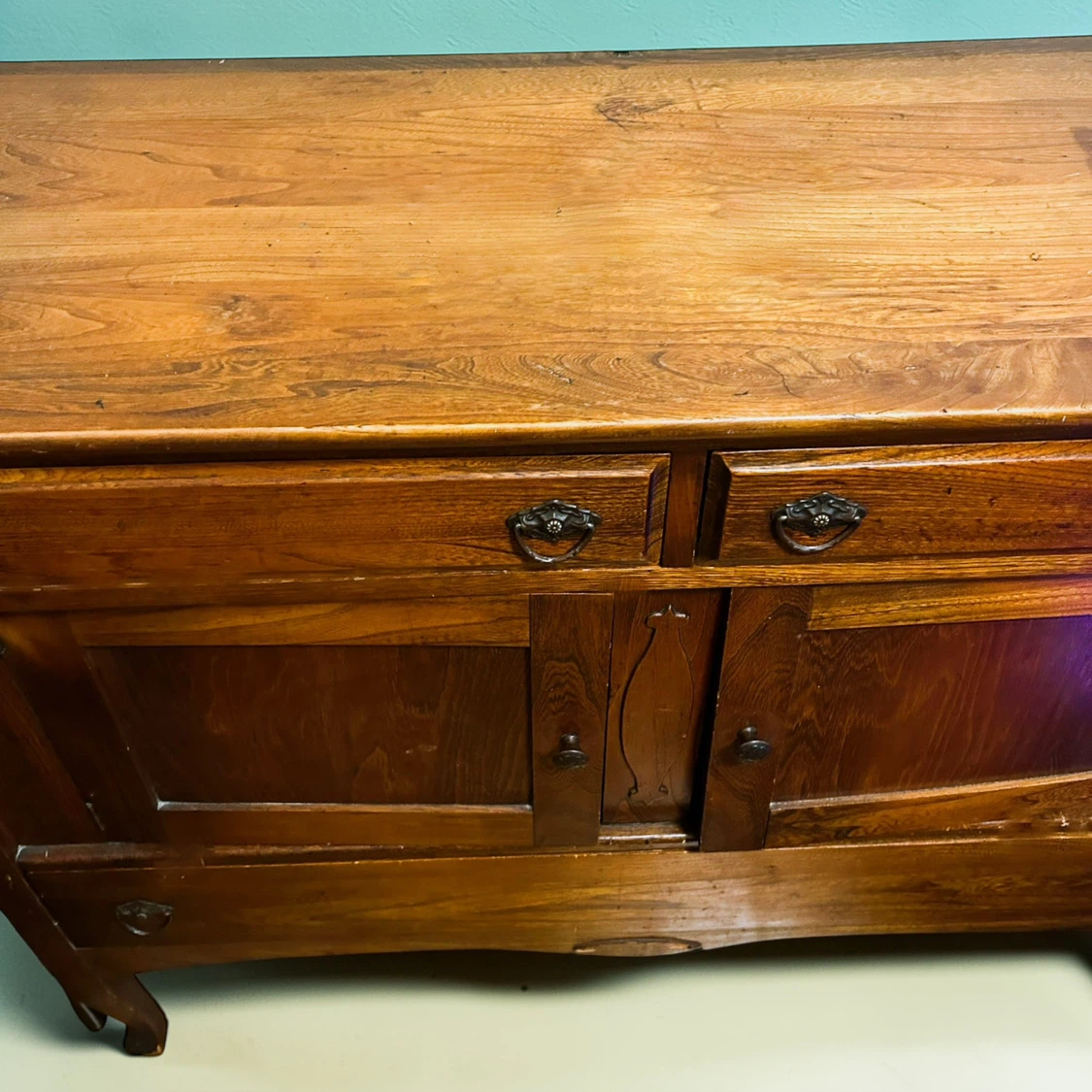 Vintage Solid Wood Cabinet (DIY Project Piece) - photo 2