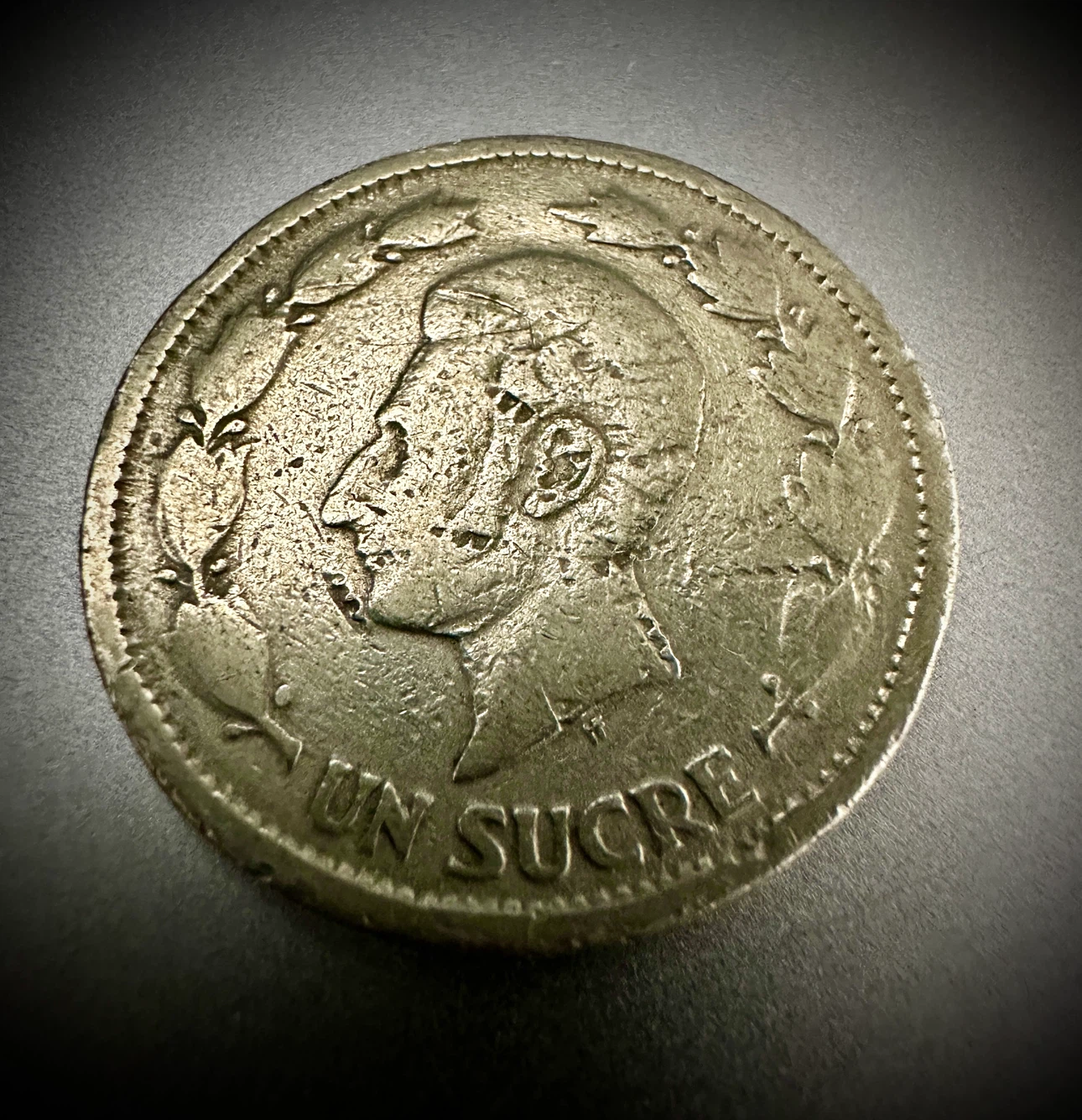 1931 Un Sucre Coin from Ecuador