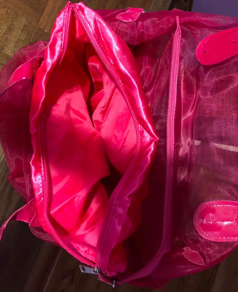 Hot Pink Tulle Rose Duffel Bag - photo 2
