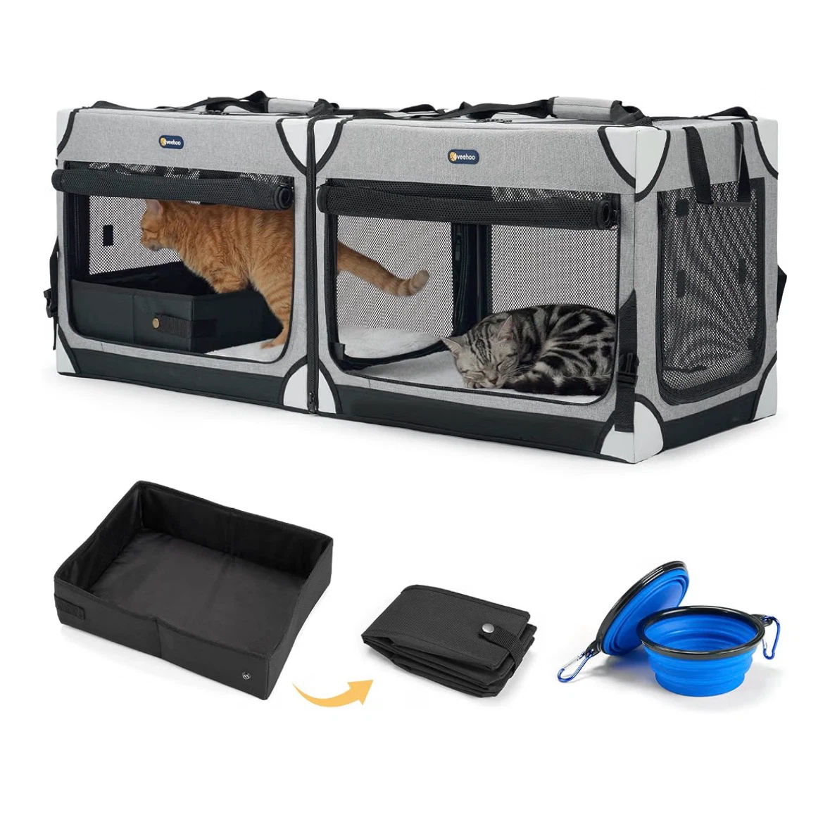 2-in-1 Veehoo Detachable Pet Carrier - photo 3