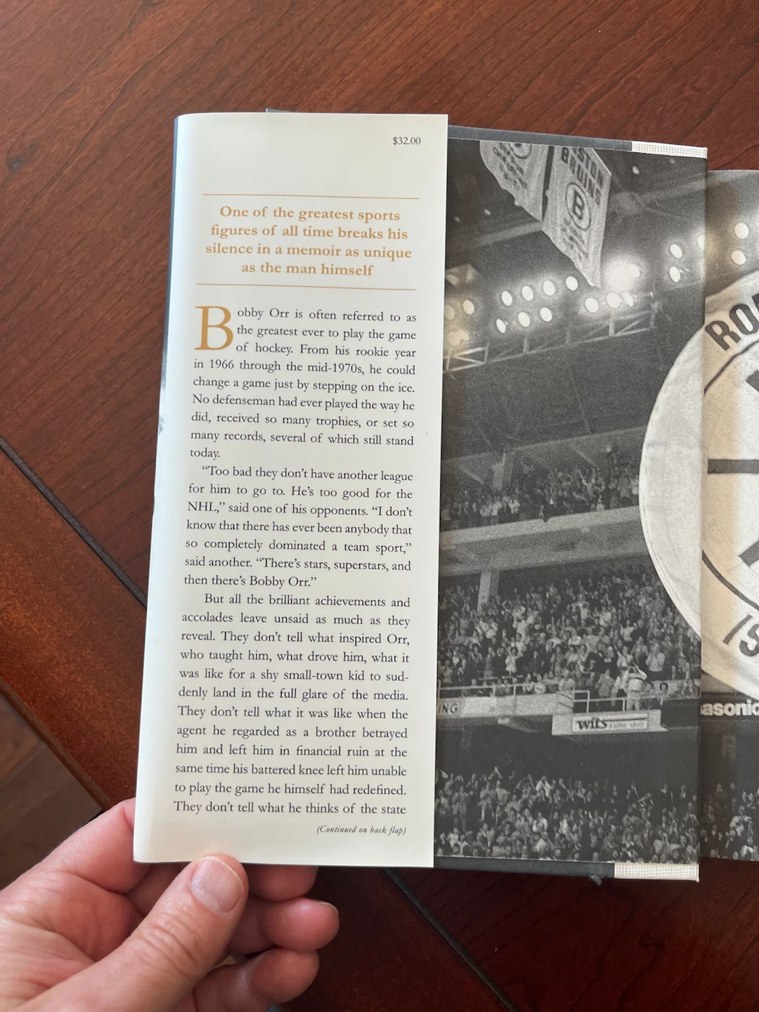 Bobby Orr My Story hardcover book - photo 2