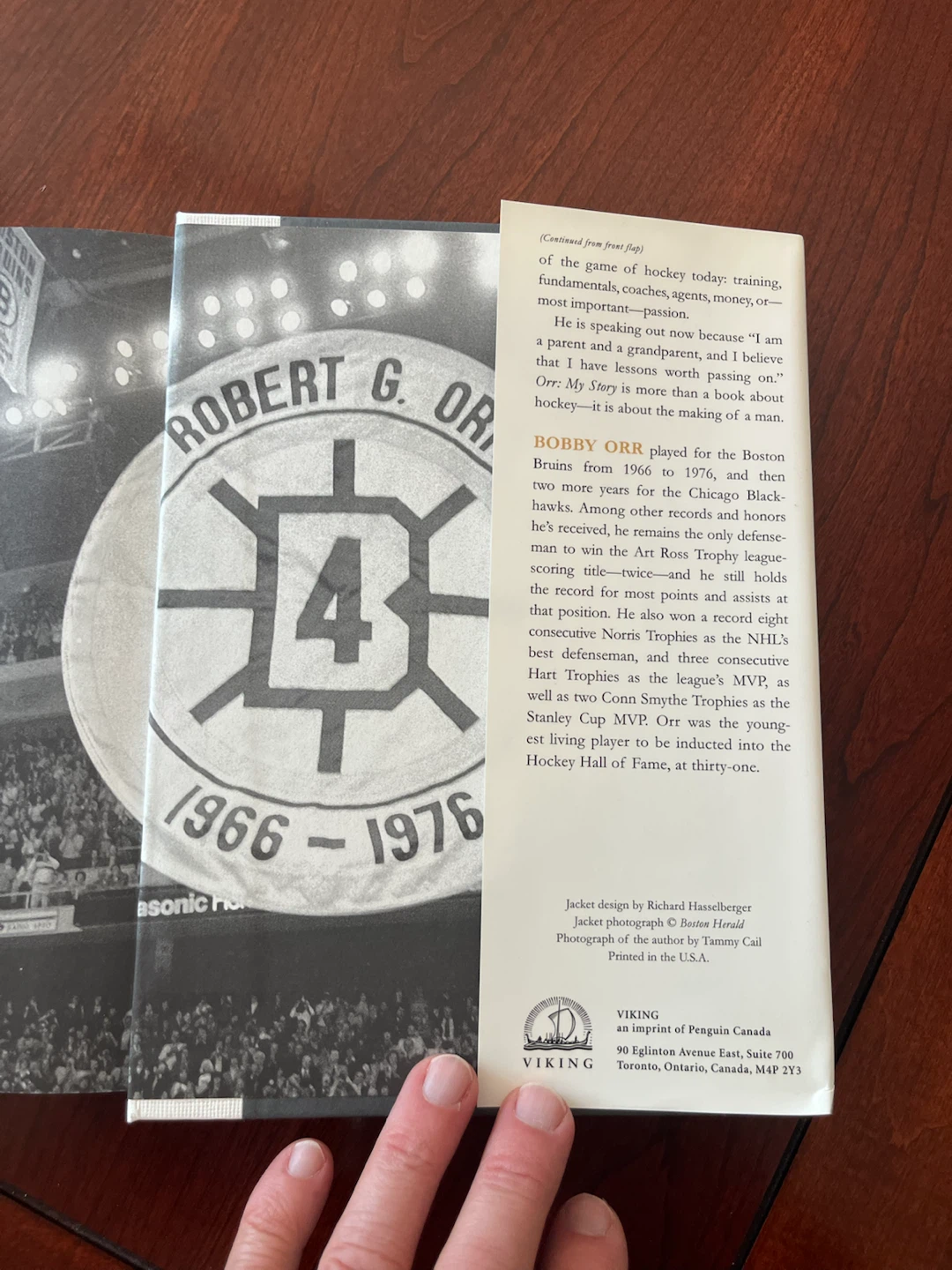 Bobby Orr My Story hardcover book - photo 3