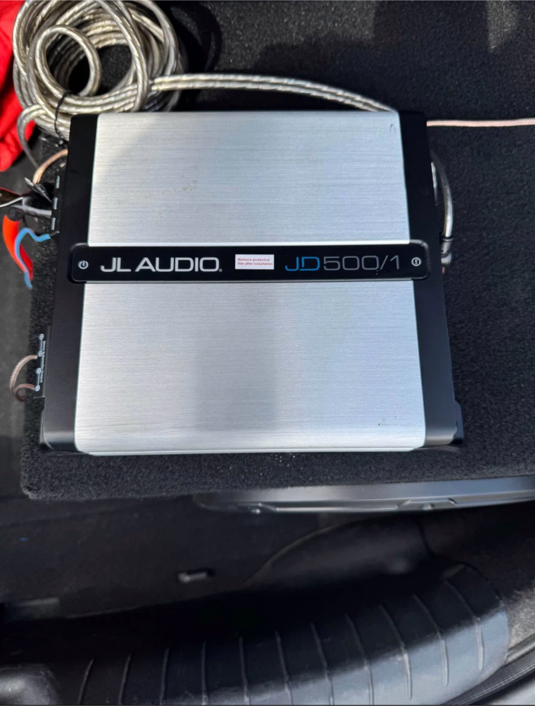 JL Audio JD500/1 Amplifier with Subwoofer Box - photo 3