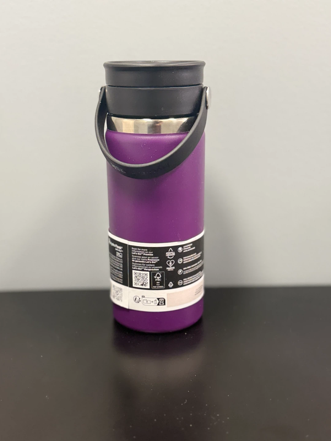 Hydro Flask 16oz Water Bottle - Purple