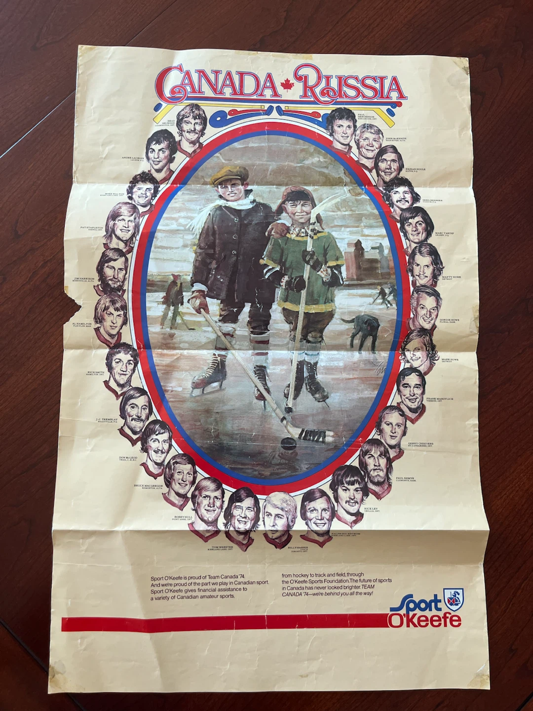 Team Canada 1974 Hockey Poster