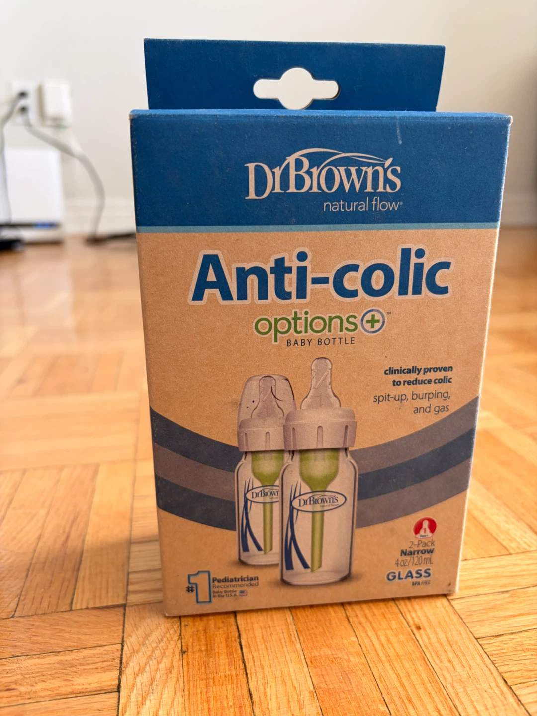 Dr. Brown's Anti-Colic Options+ Baby Bottles - 2 Pack