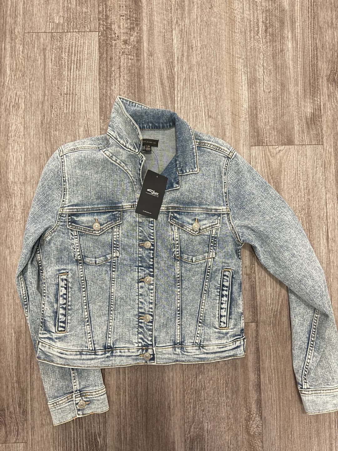 Silver Jeans Co. Denim Jacket - Size L - photo 3