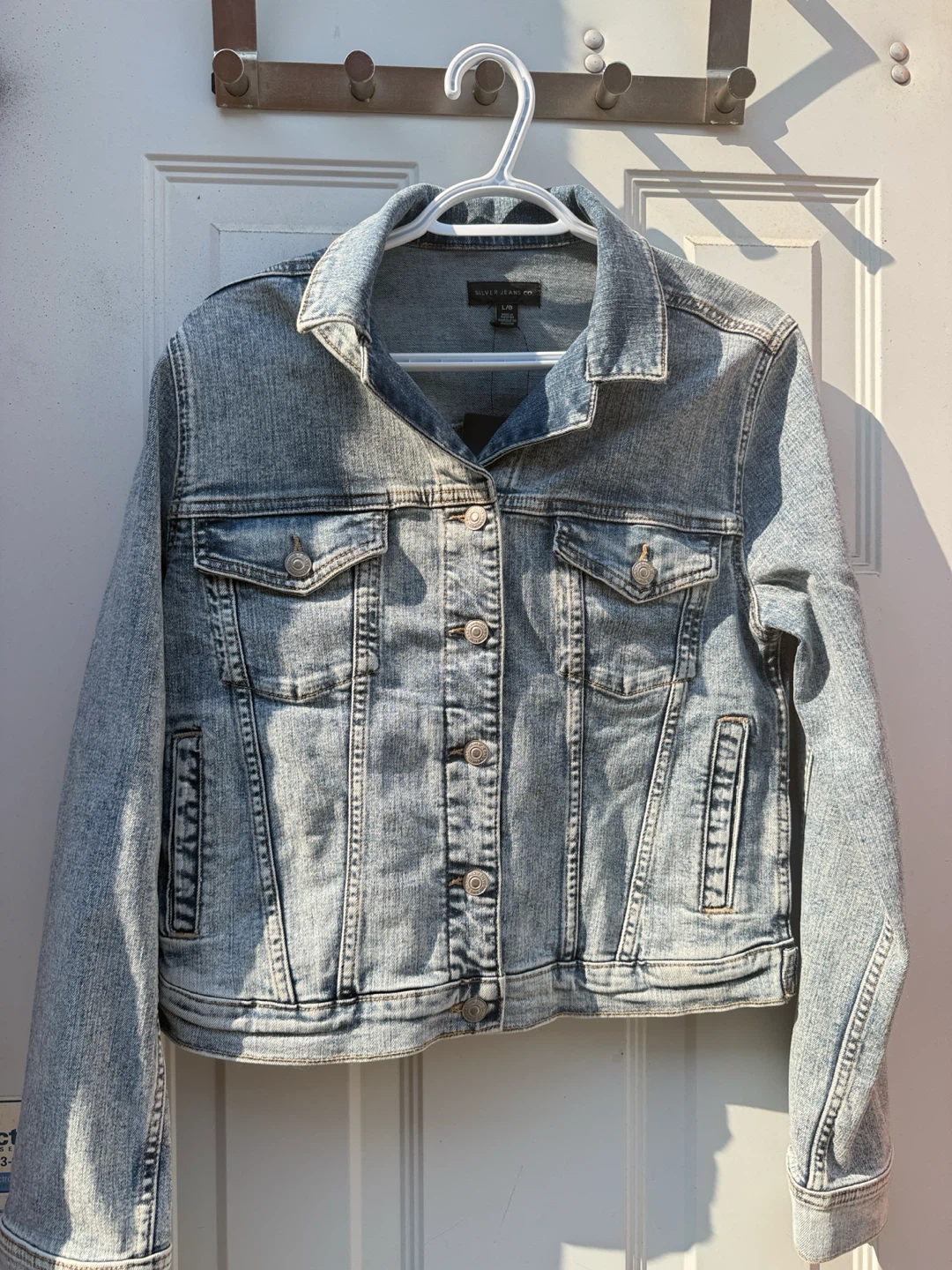Silver Jeans Co. Denim Jacket - Size L - photo 5