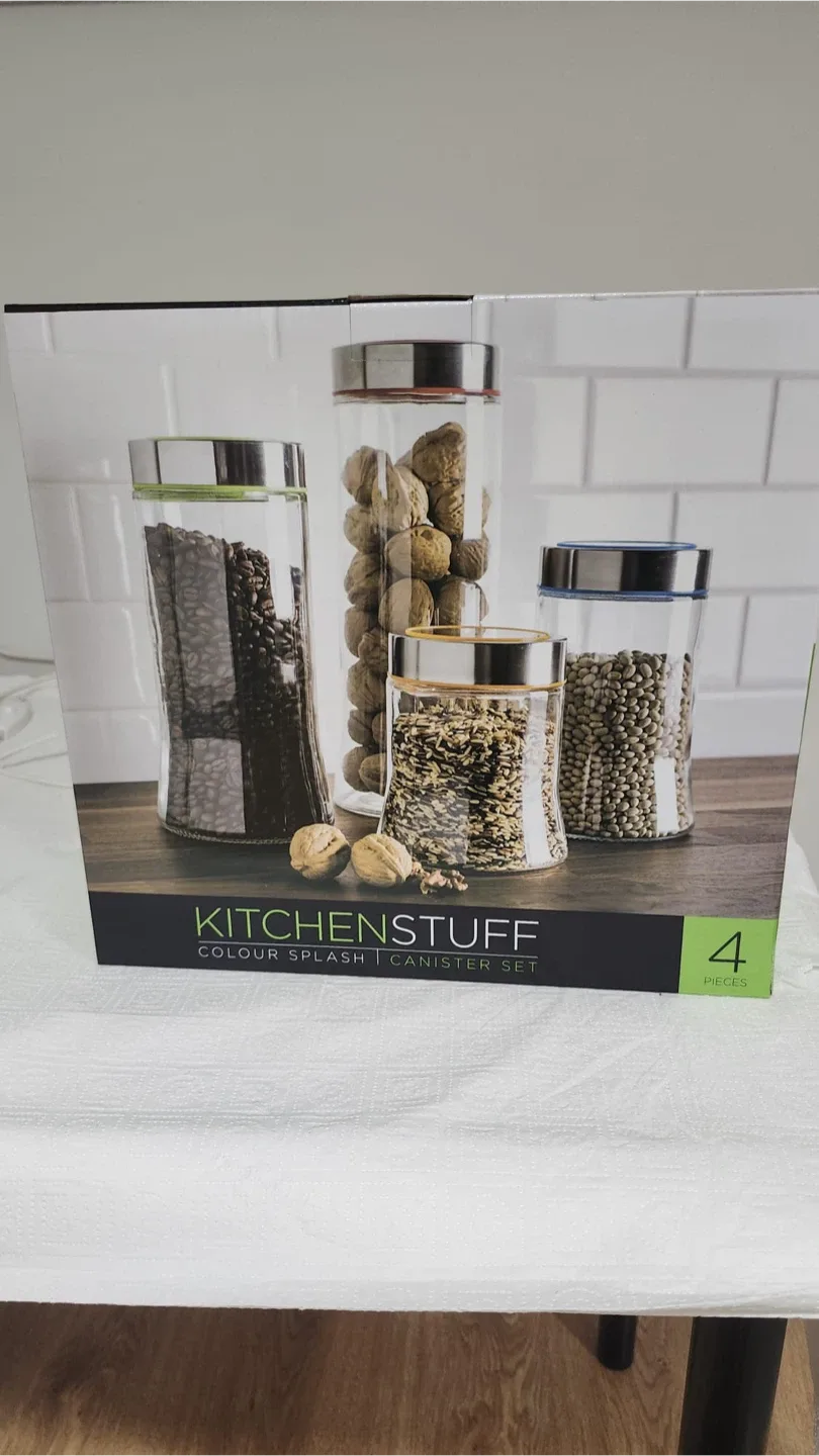 KitchenStuff Colour Splash Canister Set