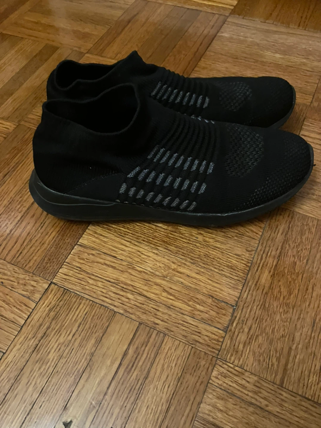 Black Slip-On Sneakers