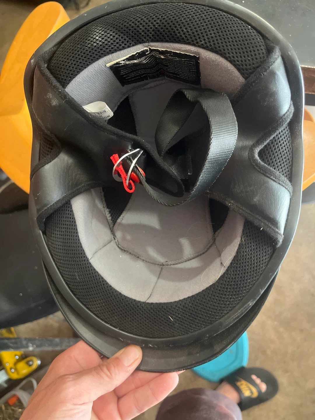 Black Motorcycle Helmet - Size M - photo 3