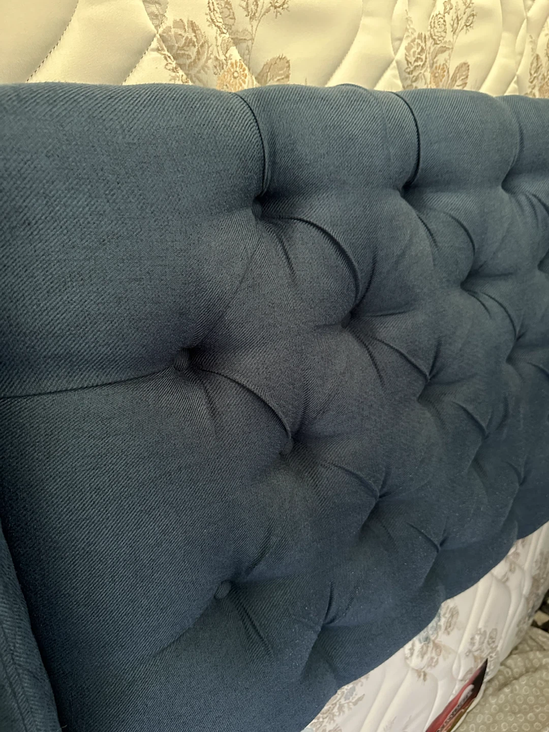 Blue QUEEN SIZE Set with Mattress & Box Spring – Complete Set - photo 3