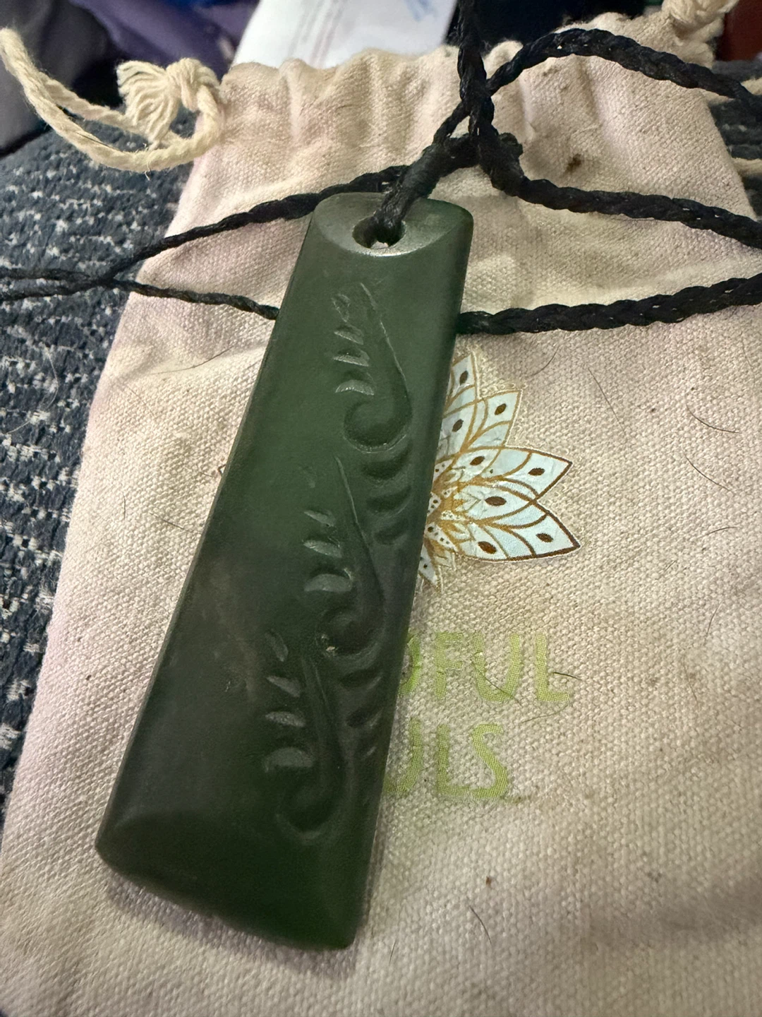 Jade Pendant Necklace with Pounamu - photo 2