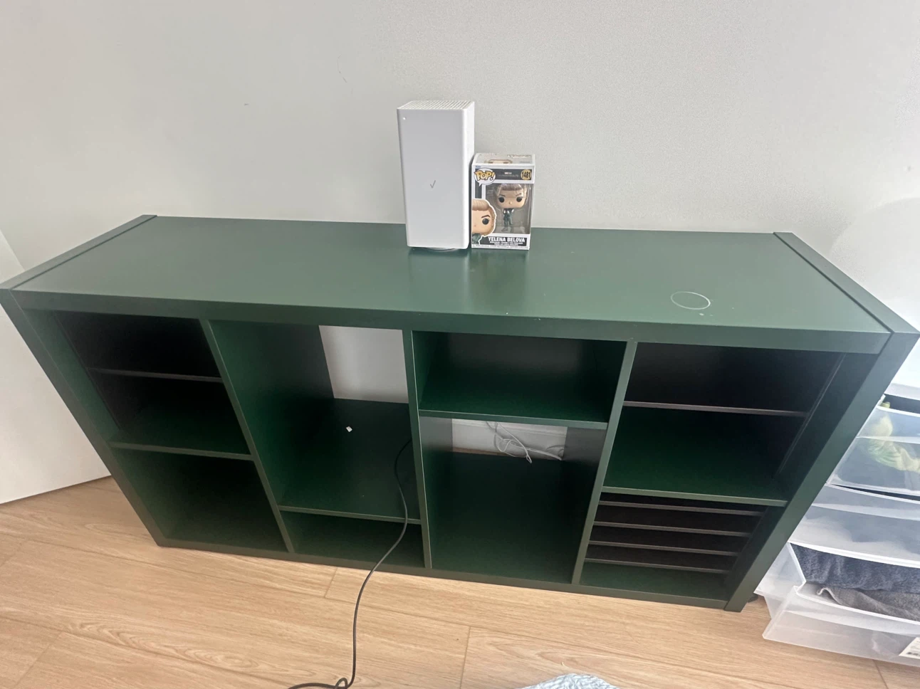 Green Shelving Unit