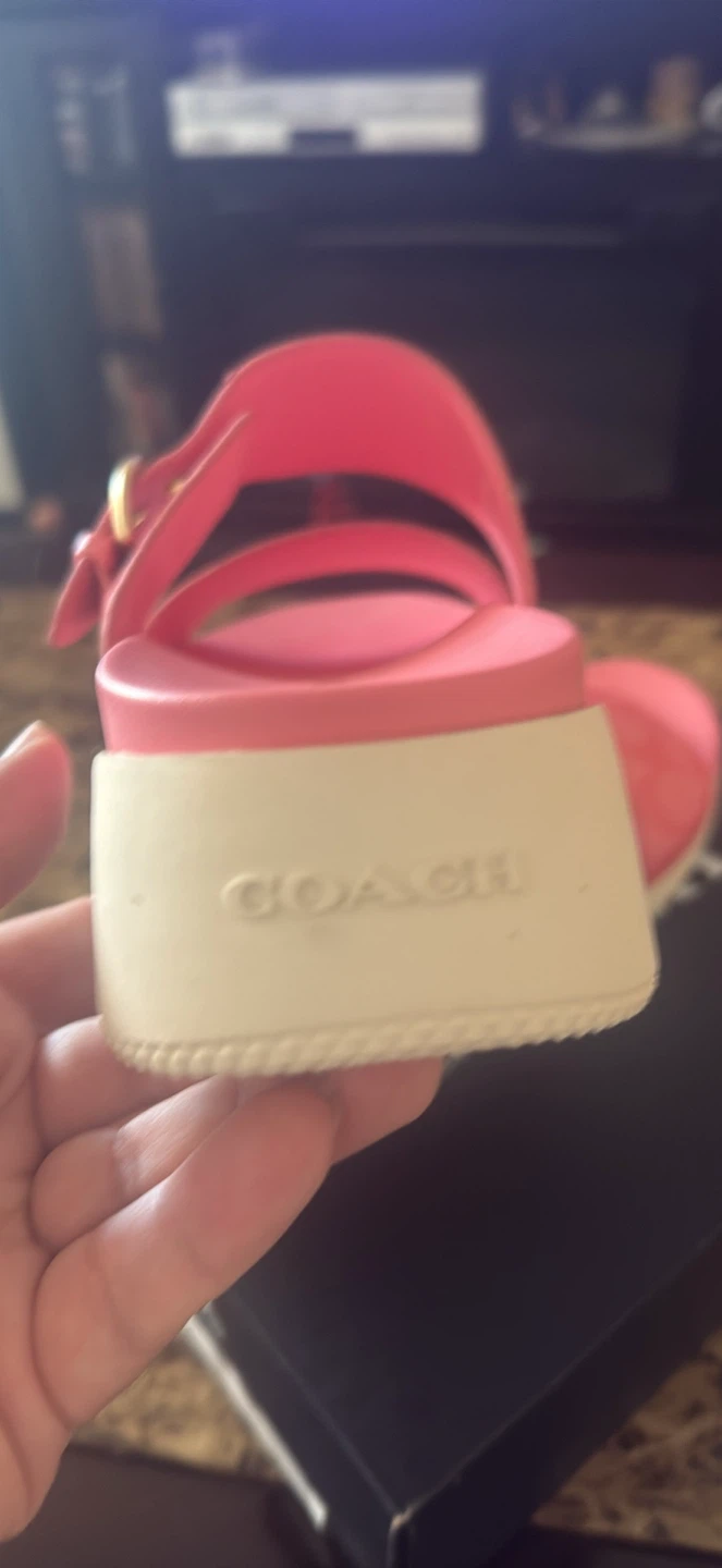 Coach Gwen Sig Sandals - Pink Lemonade - Size 8 - photo 3