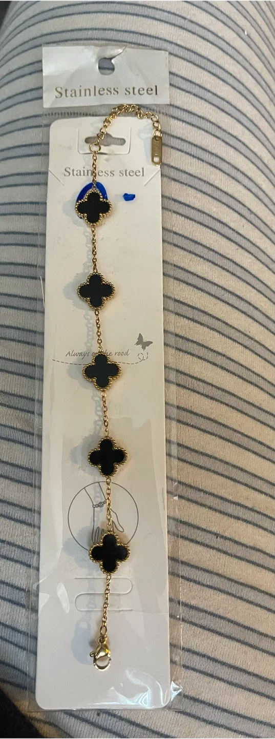 Stainless Steel Clover Bracelet