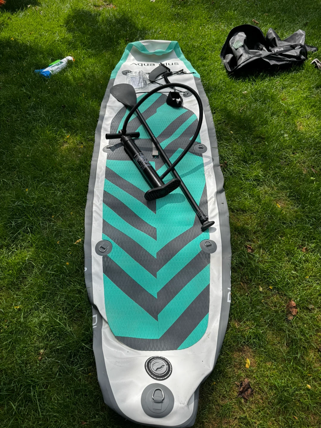 Aqua Plus Stand Up Paddleboard with Pump and Bag