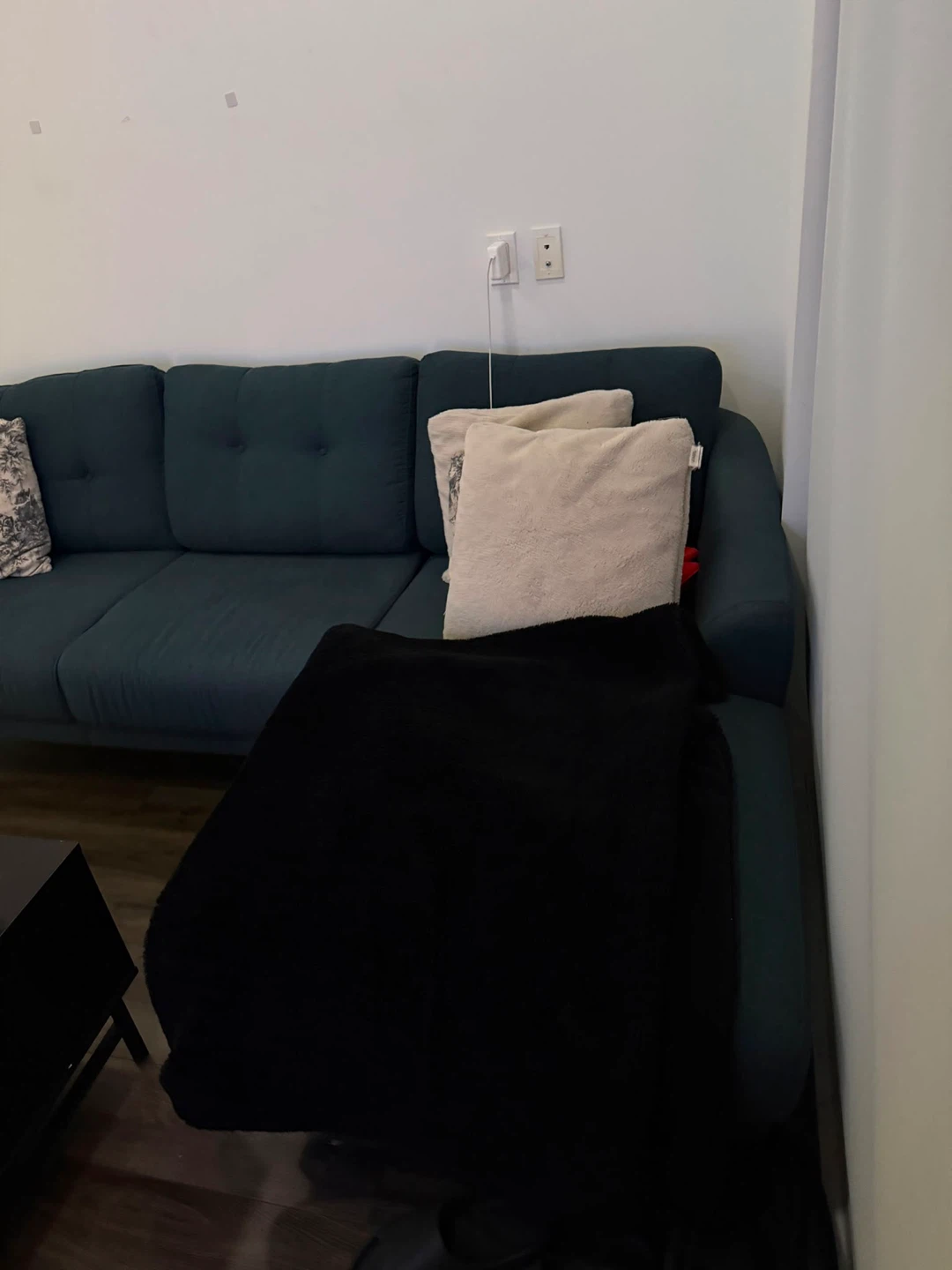Structube Gibson Teal Sectional Sofa - photo 2