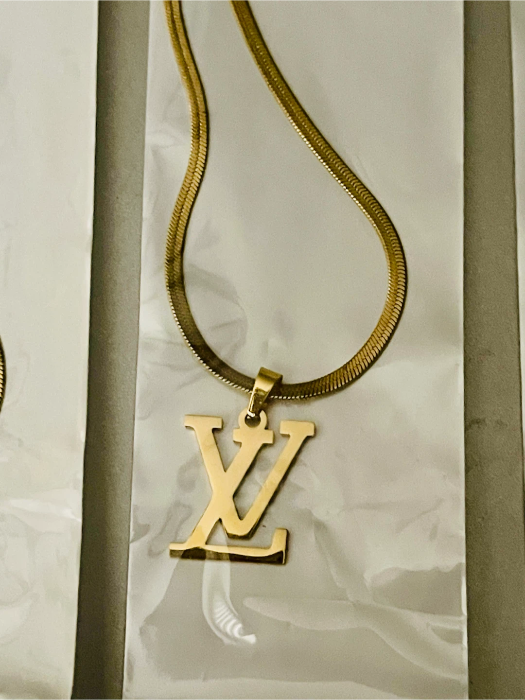 Gold Stainless Steel Chain Necklace - photo 3