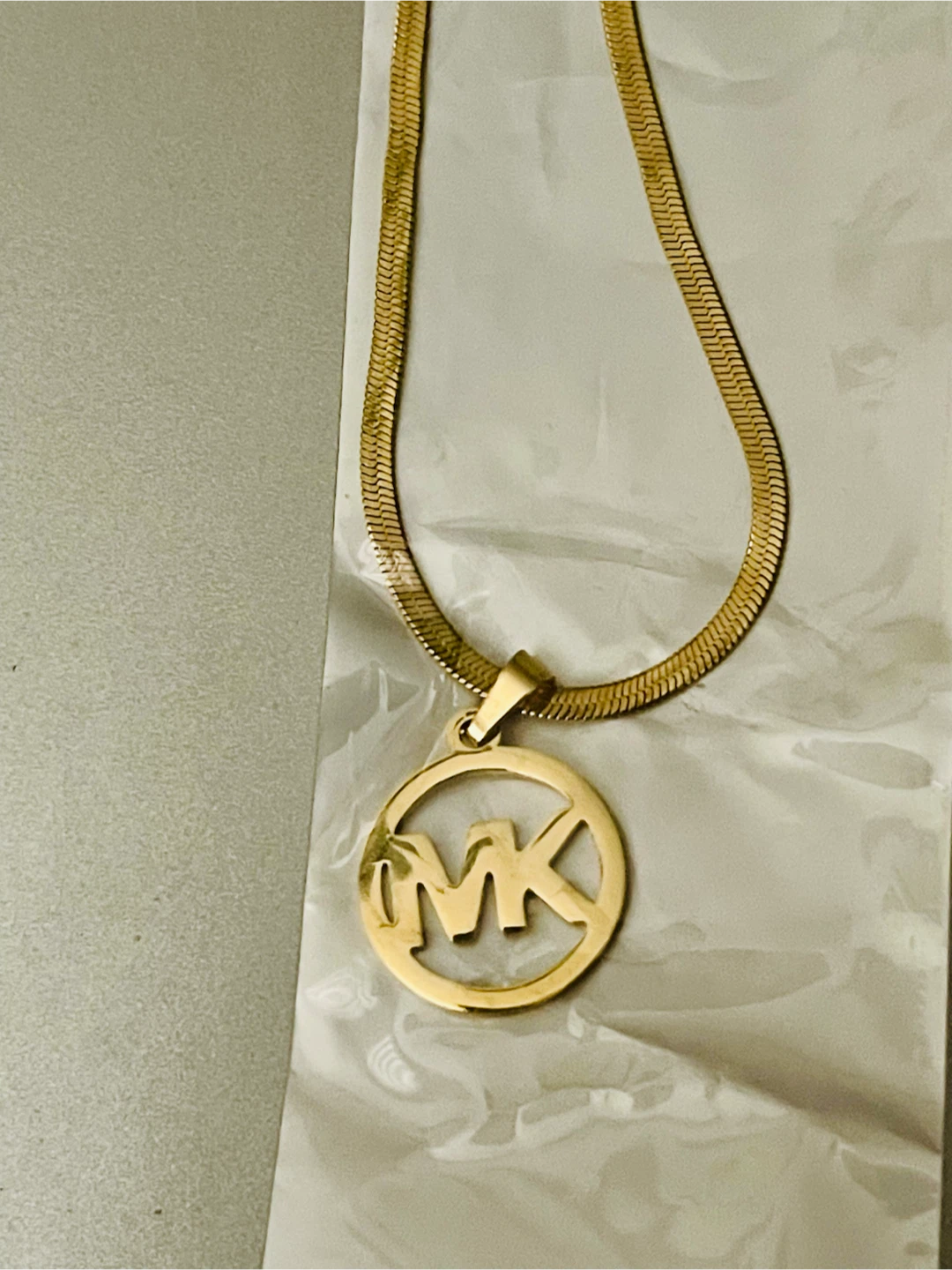 Gold Stainless Steel Chain Necklace - photo 4
