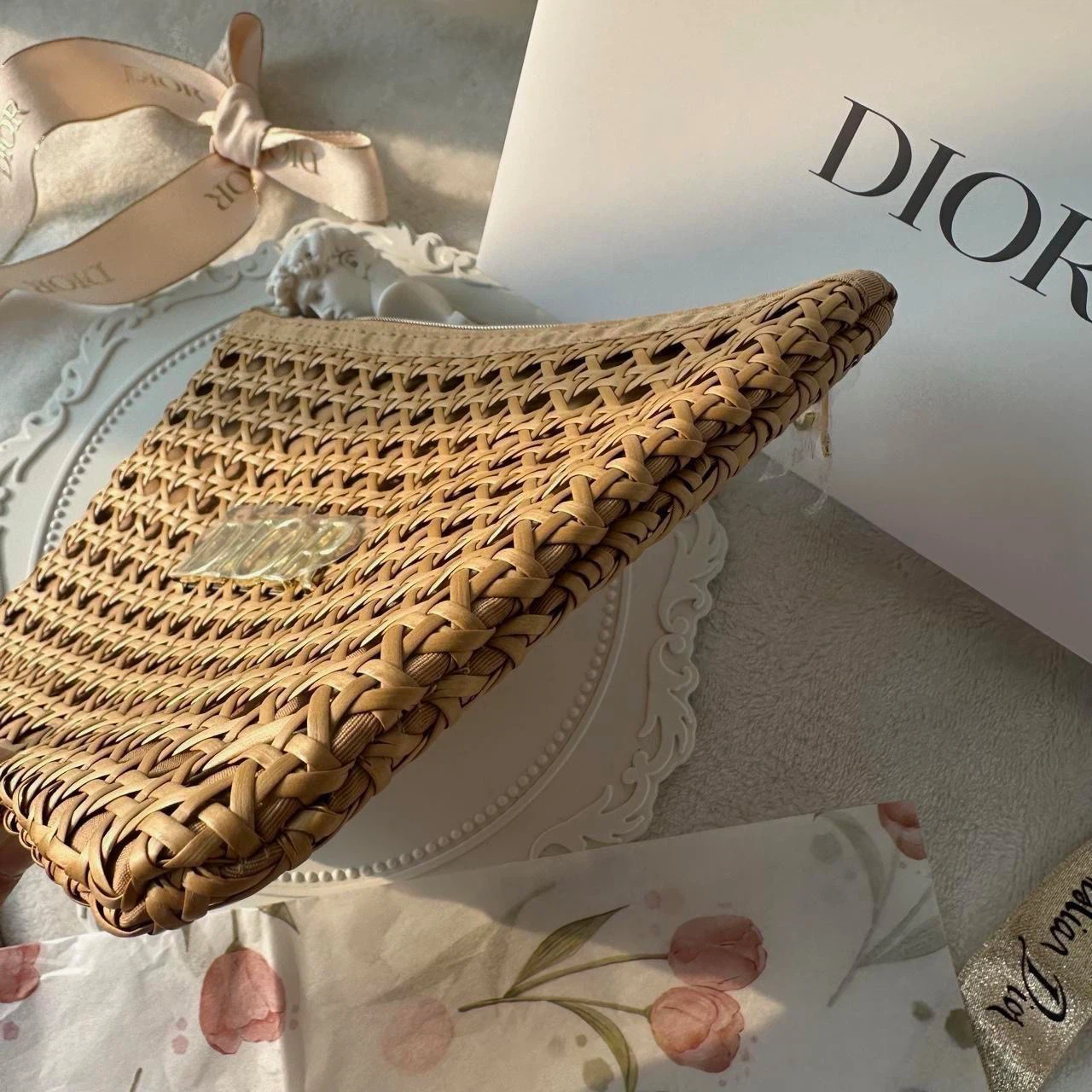 Christian Dior Woven Pouch makeup pouch - photo 4