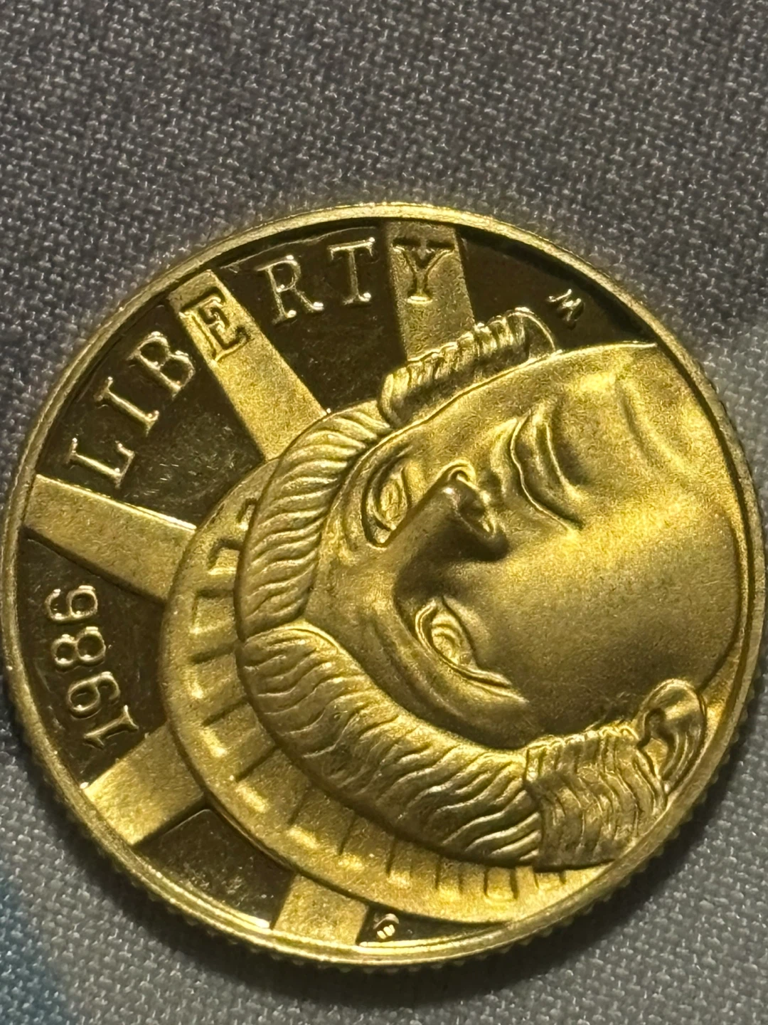 1986-W $5 Gold Eagle Coin - Liberty Head - photo 3