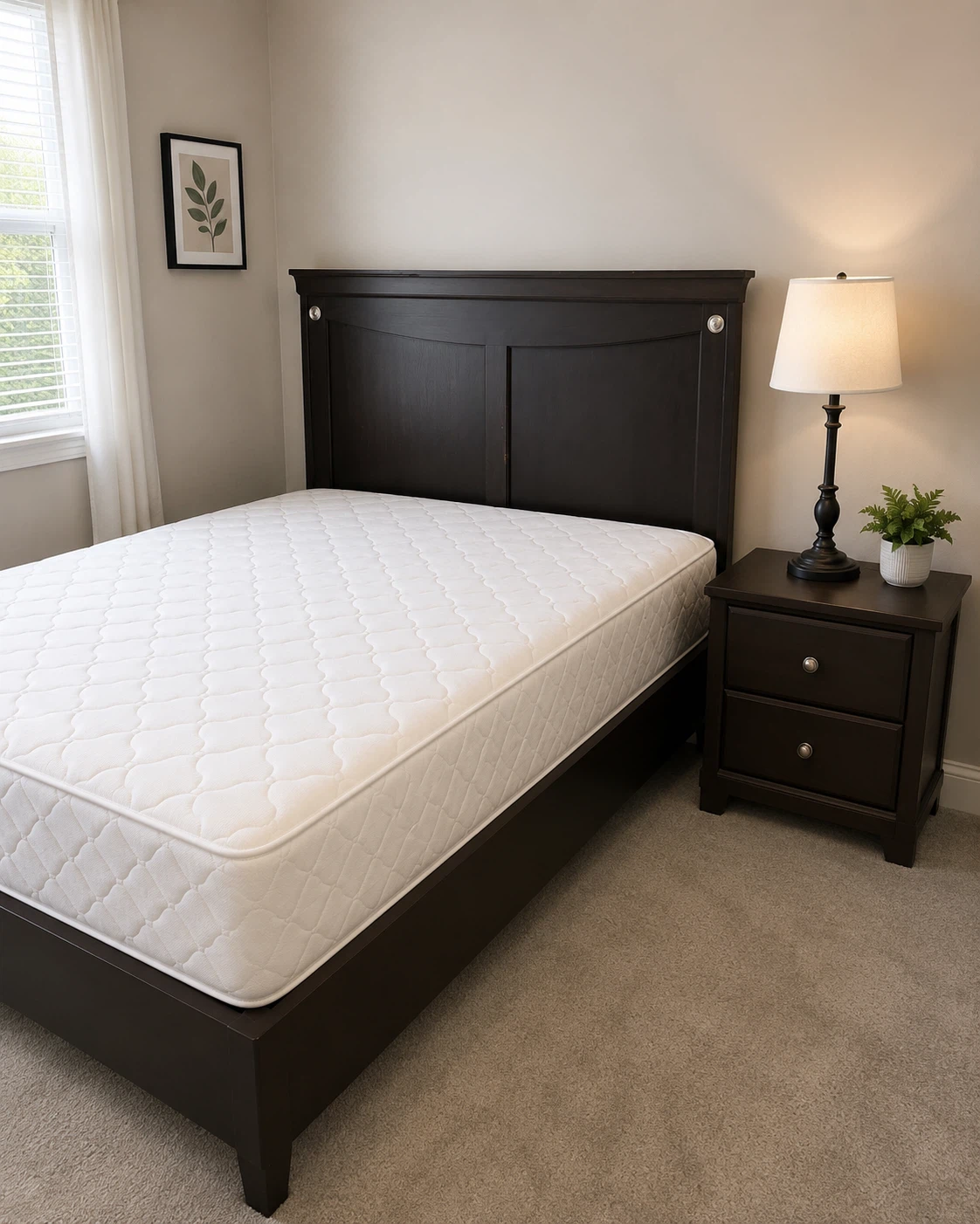 Walnut Black Queen Bed Set – Complete set - photo 3