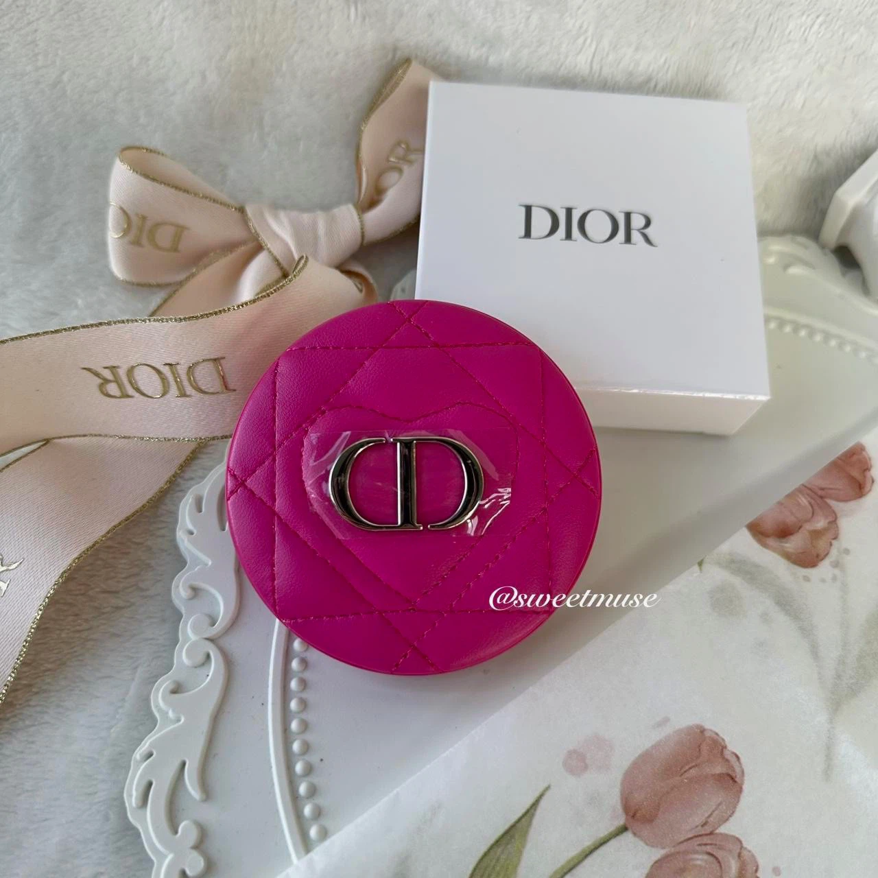 Dior Pocket Mirror - Pink