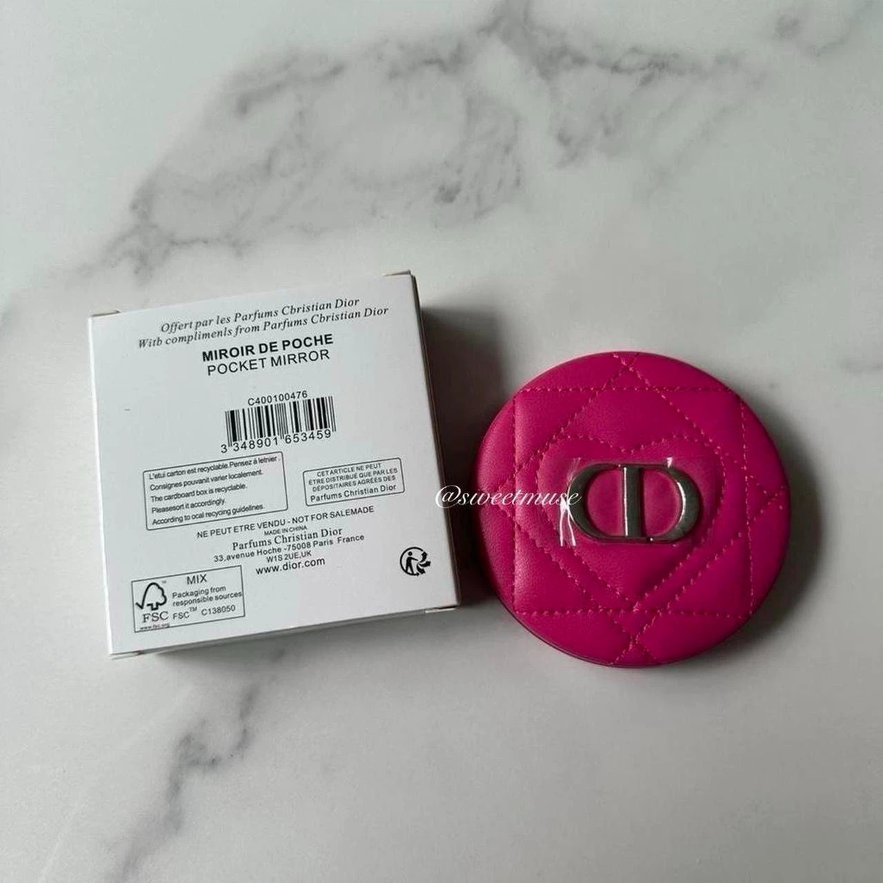 Dior Pocket Mirror - Pink - photo 3