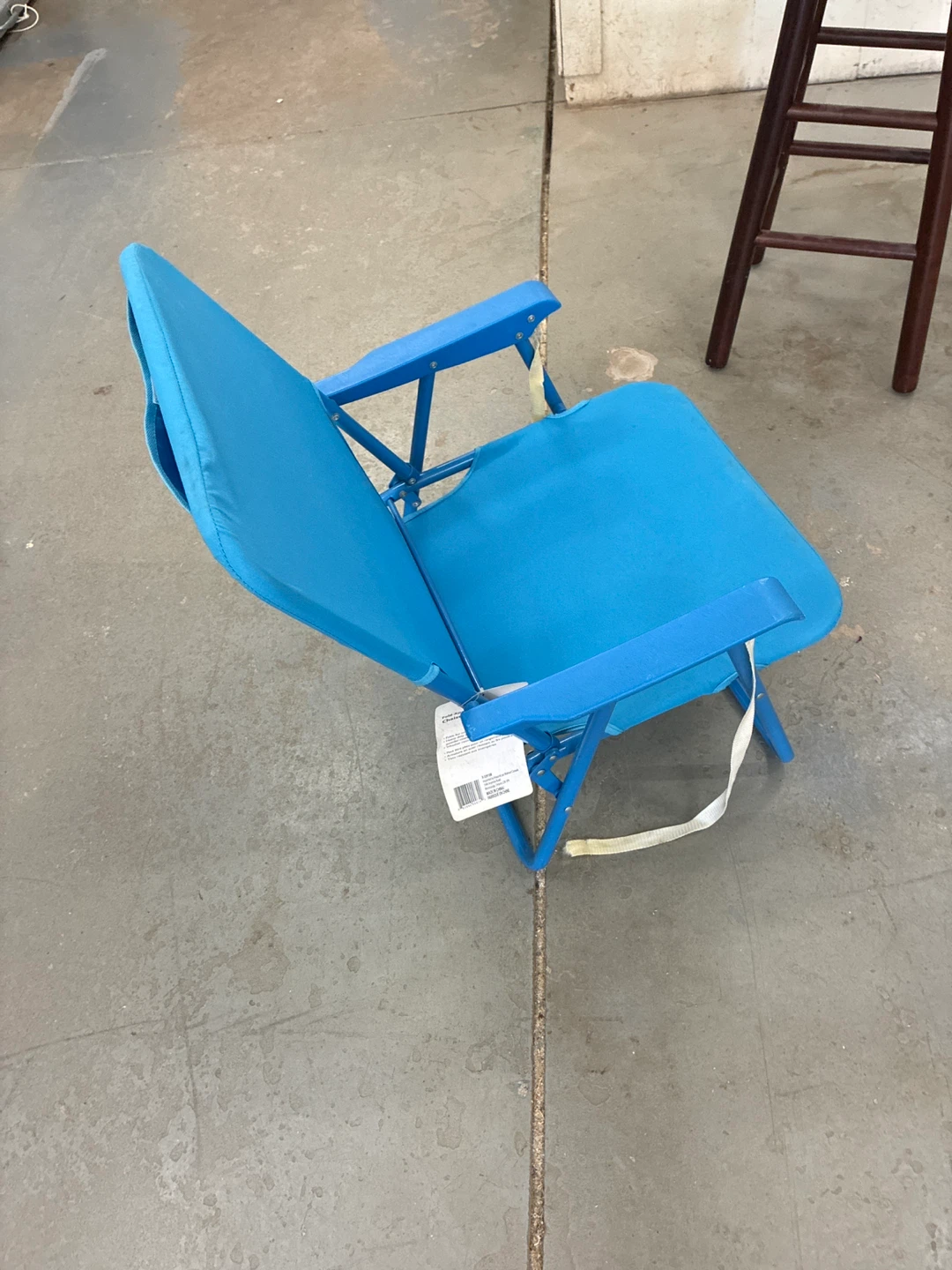 Blue Fold-Away Beach Chair - photo 2