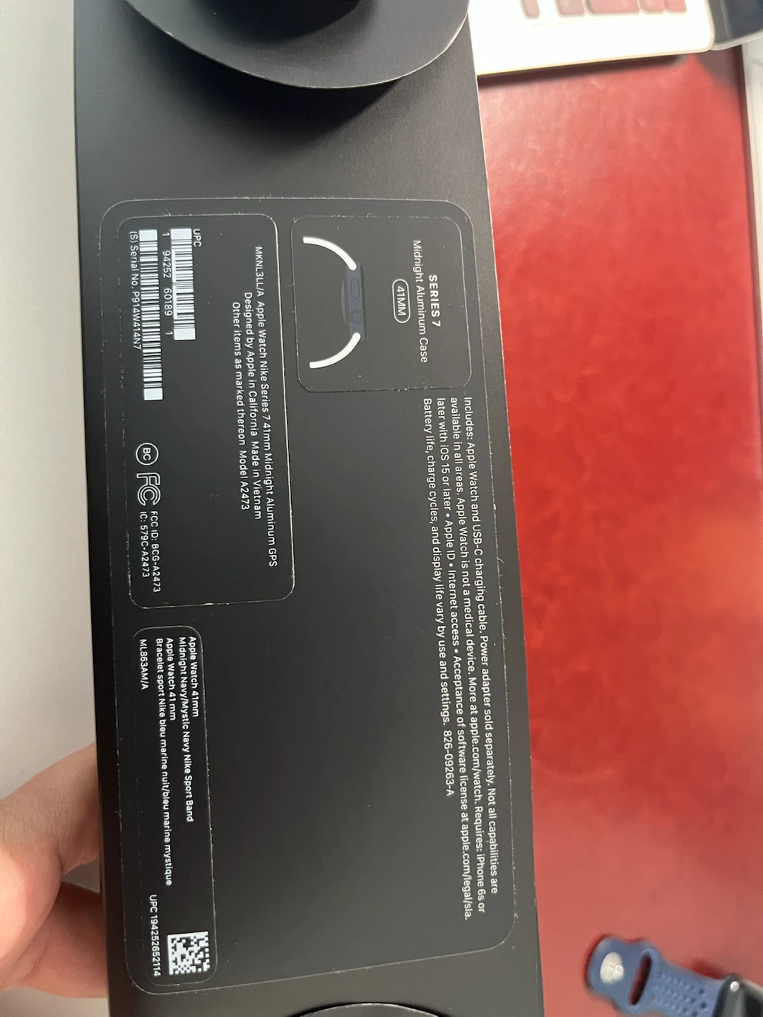Apple Watch Series 7 Nike+ 41mm Midnight Aluminium - photo 3
