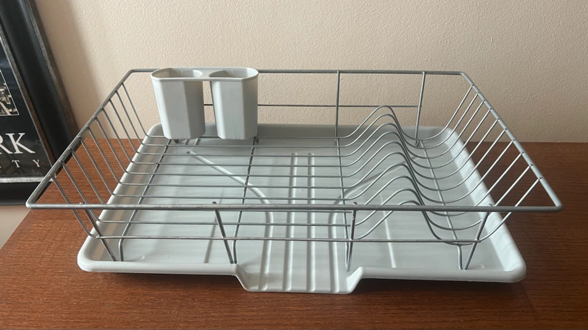 Space-Saving 3-Piece Countertop  Dish Drying Rack