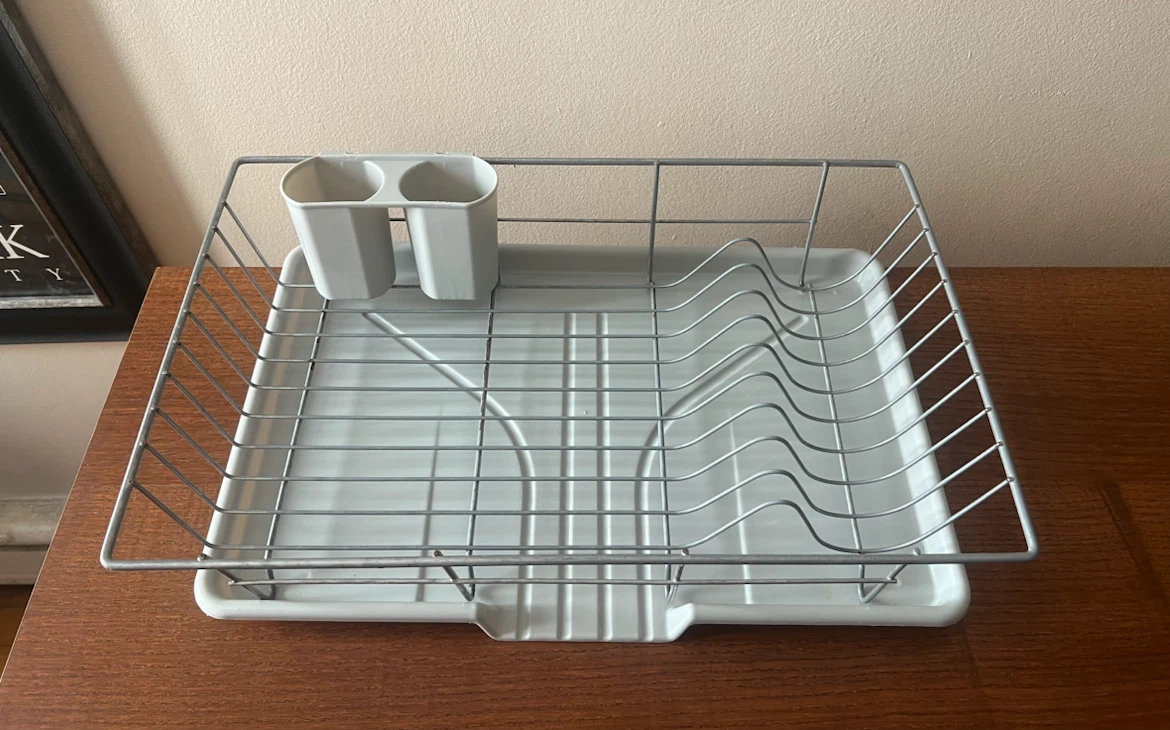 Space-Saving 3-Piece Countertop  Dish Drying Rack - photo 3