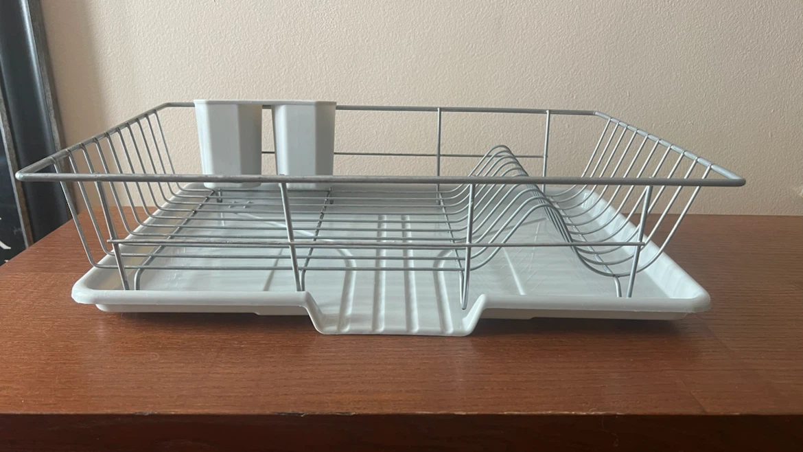 Space-Saving 3-Piece Countertop  Dish Drying Rack - photo 4