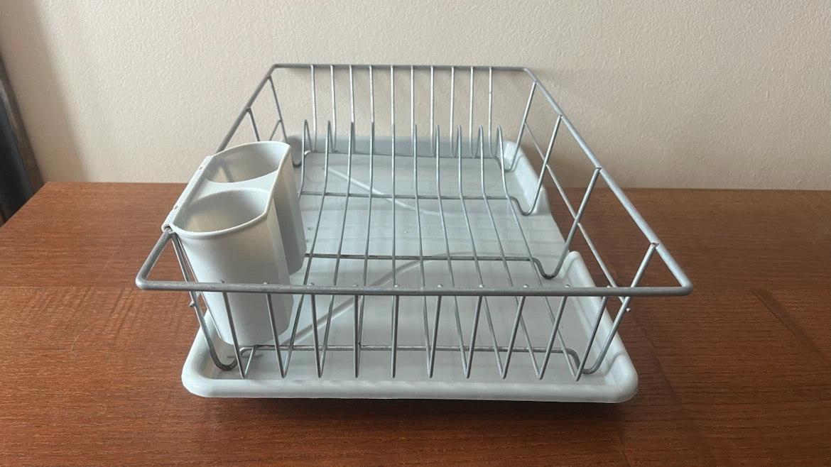 Space-Saving 3-Piece Countertop  Dish Drying Rack - photo 5