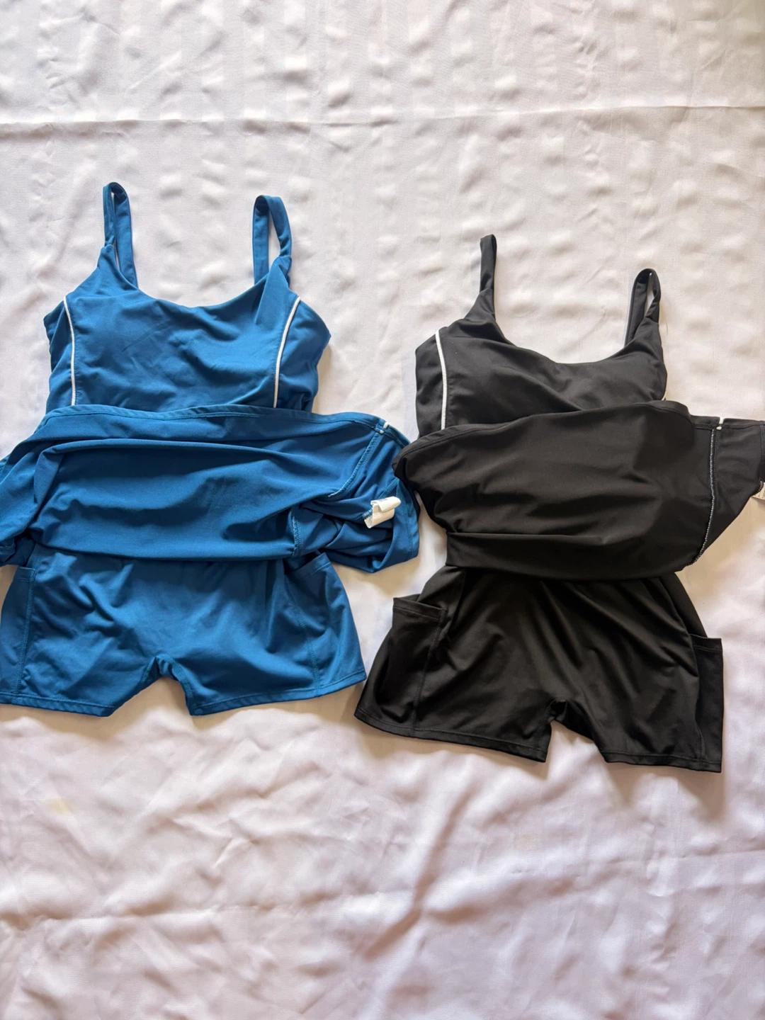 Girls Active Athletic Dresses - Blue & Black - photo 2