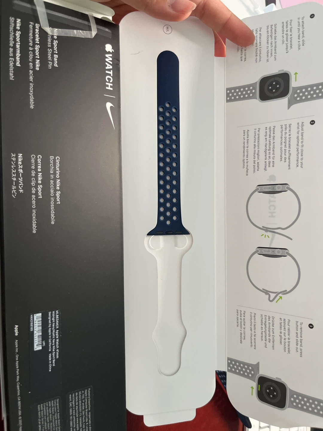 Apple Watch Series 7 Nike+ 41mm Midnight Aluminium - photo 4