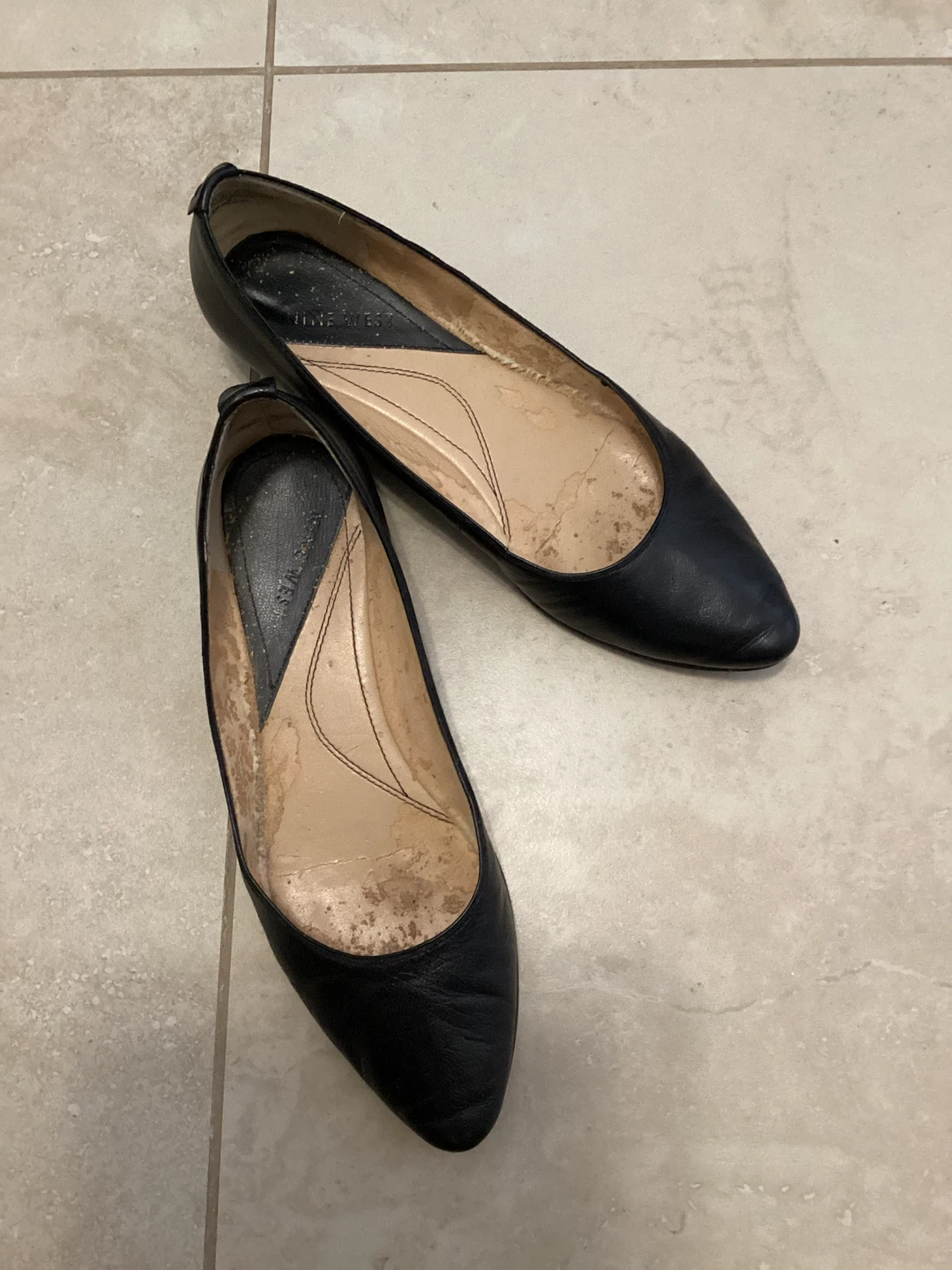 NINE WEST LEATHER SHOES