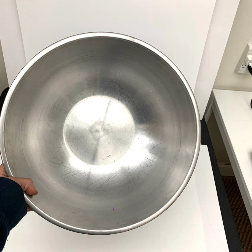 Extra Large Stainless Steel Mixing Bowl 14in Kitchen Baking Prep - photo 5