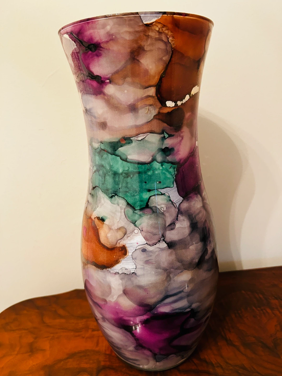 16” stained Glass Vase - photo 2