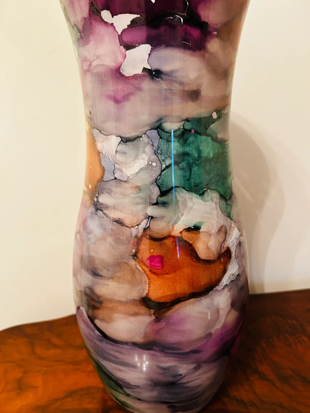 16” stained Glass Vase - photo 3