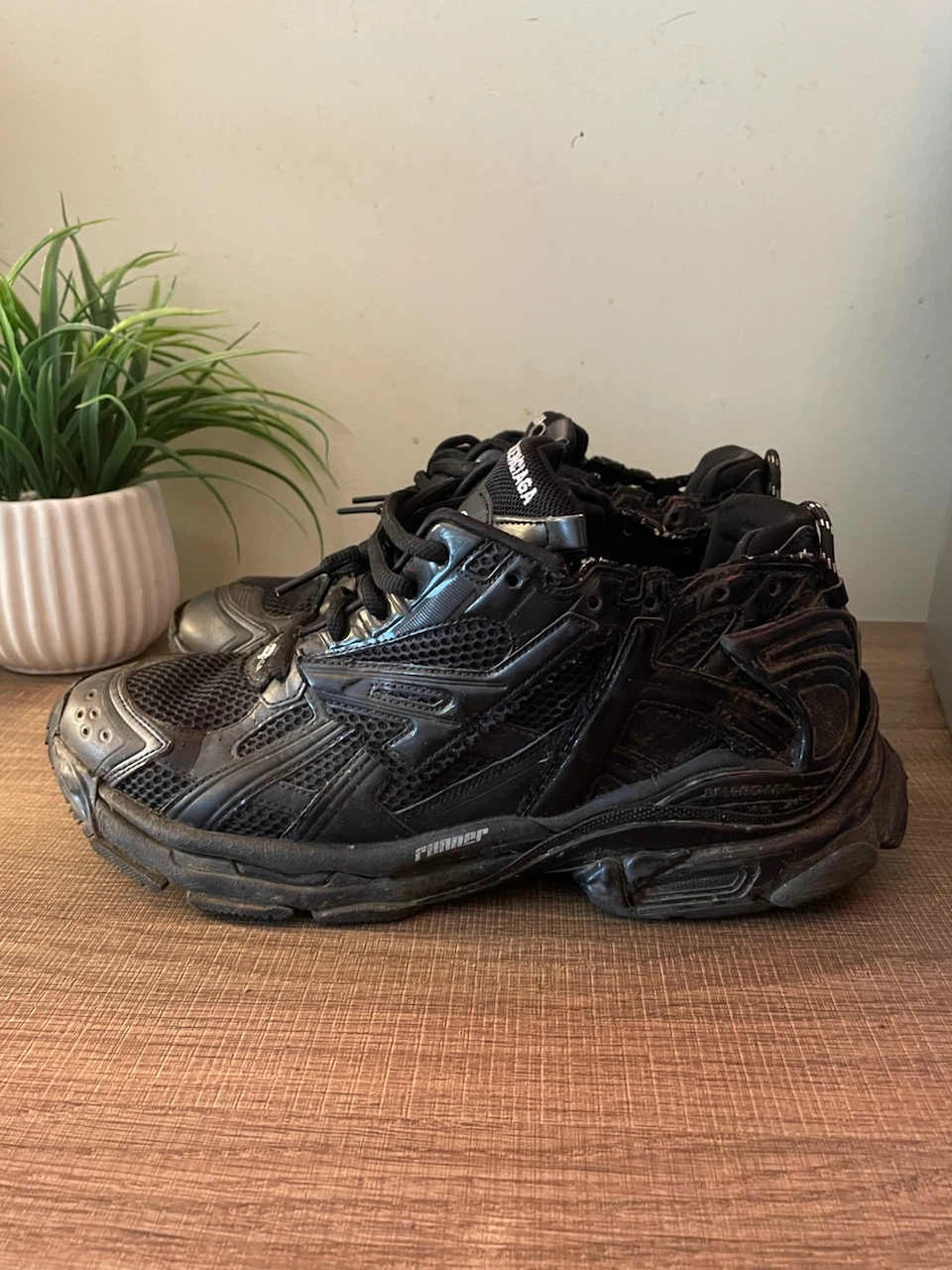 Balenciaga Runner Sneakers - Black