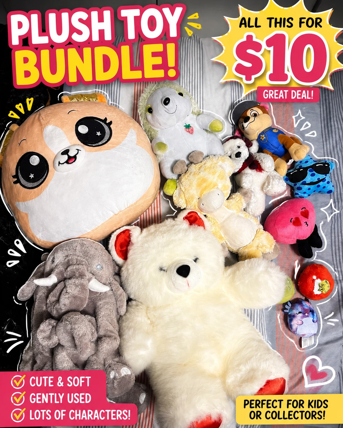 Plush Toy Bundle