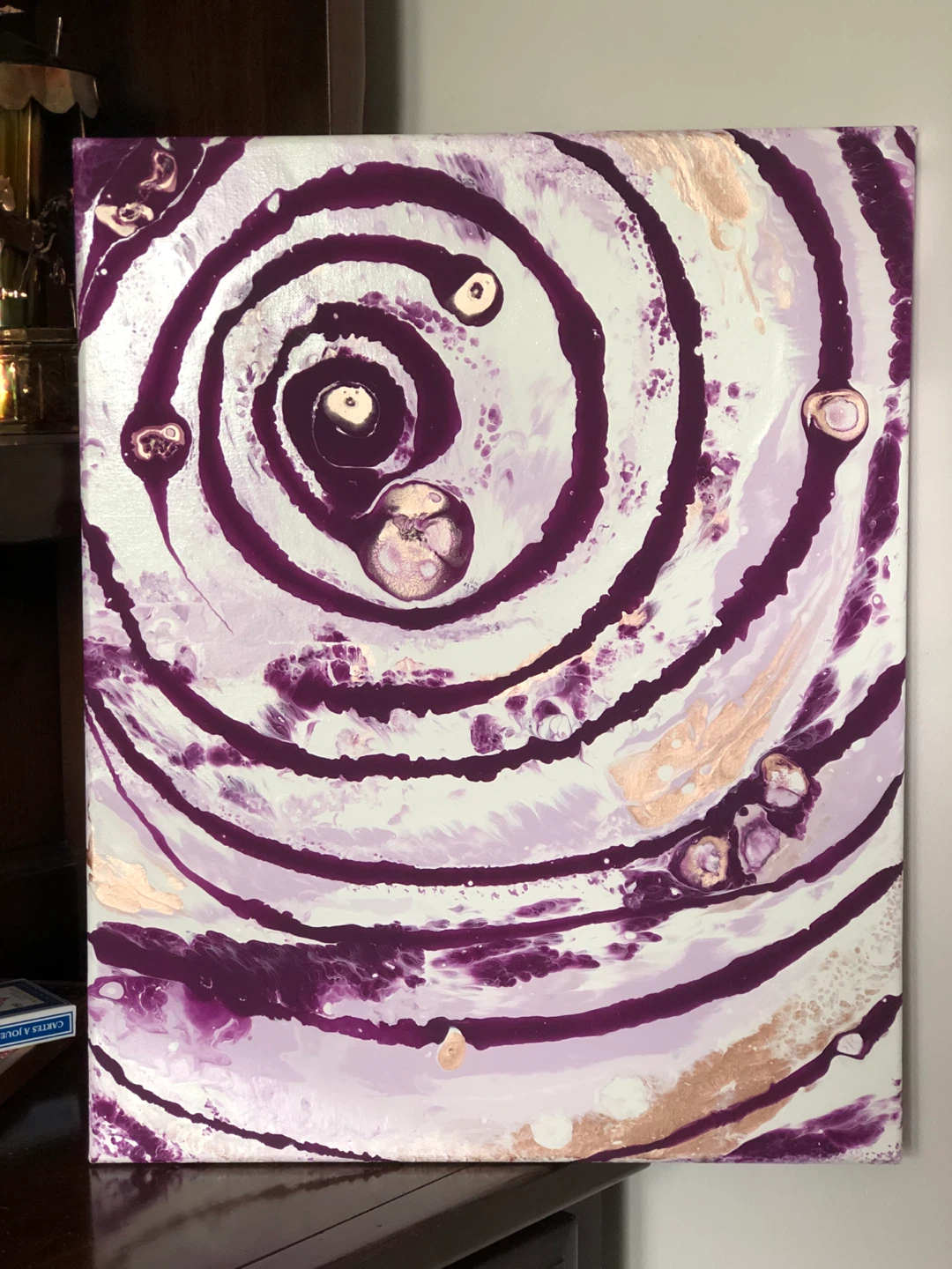 Local Artist’s painting titled “Inverted Cosmos”
